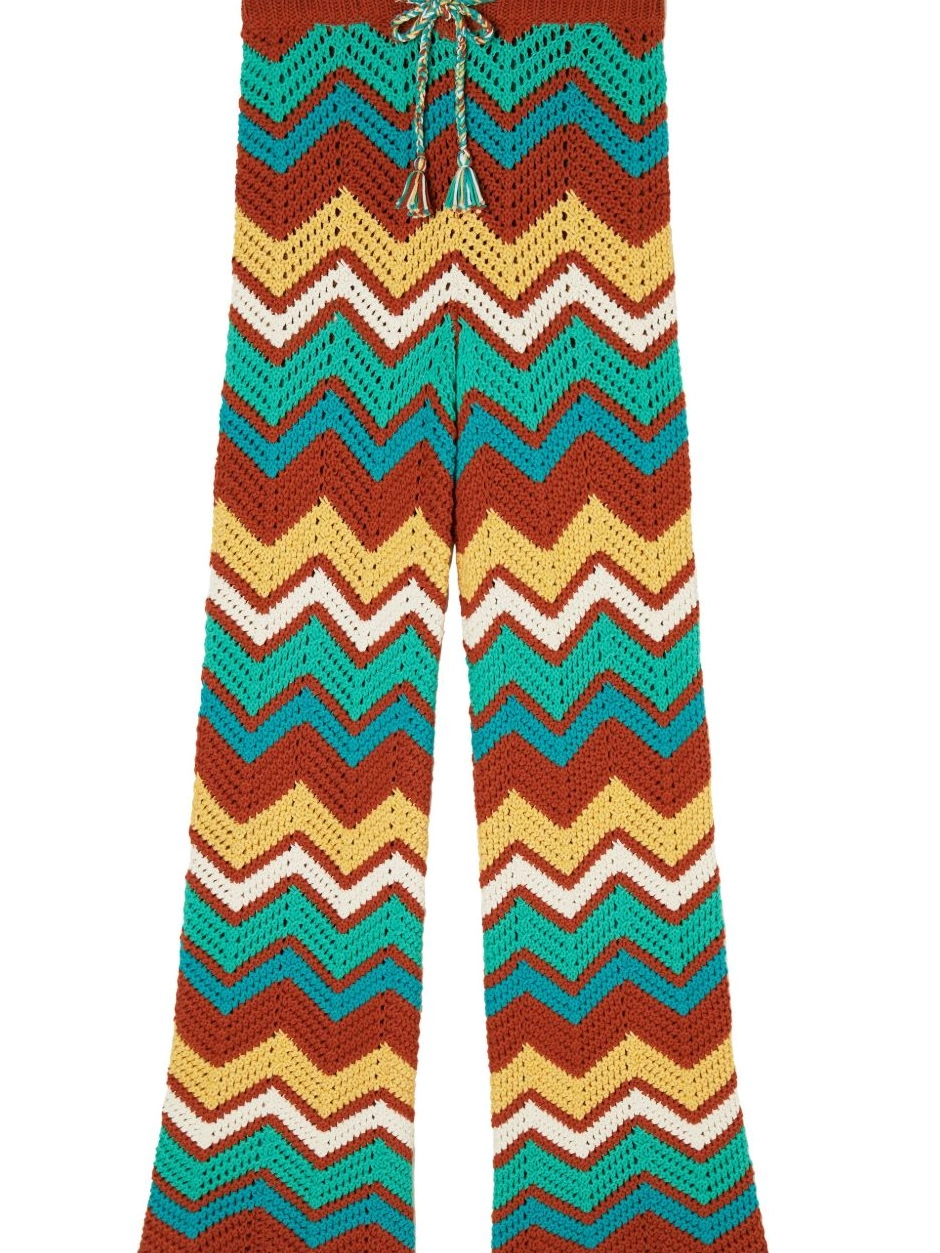 Affordable chevron Kaleidoscopic trousers Alanui Women knit 0706